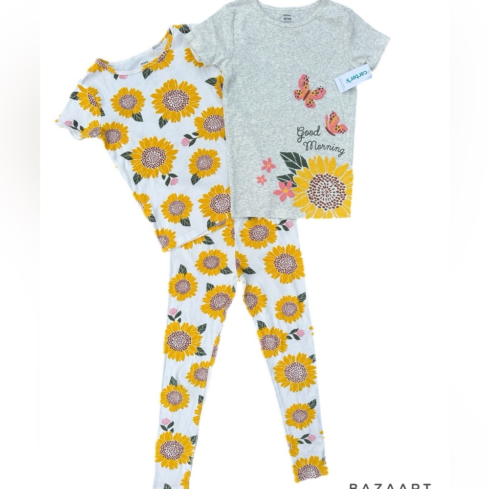 NWT Carter’s Girls Snug Fit Summer Pajama Set Size 10